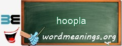 WordMeaning blackboard for hoopla